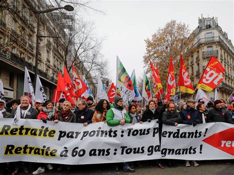 National Strike In France Shuts Down Cities Over Macron's Pension ...