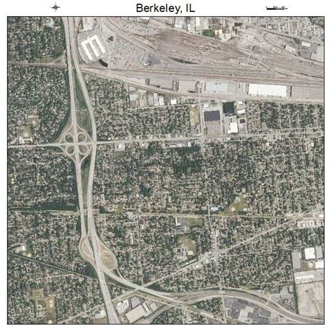 Aerial Photography Map of Berkeley, IL Illinois