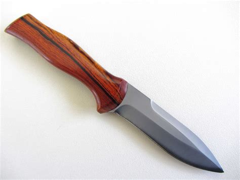 Hand Made Spear Point Hunter's Knife - Stainless Steel Blade - Handmade ...