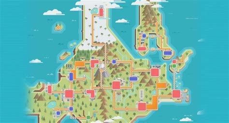 Pokemon Sinnoh Region Map