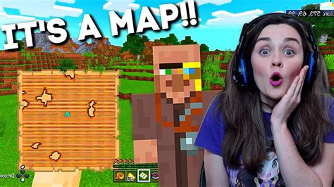 IS THIS AN OCEAN EXPLORER MAP?? | Trading with the Villagers | Let's ...