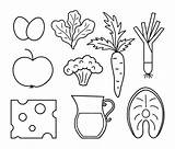Nutrition Coloring Page sketch template