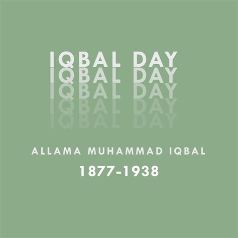 Premium Vector | Allama muhammad iqbal day iqbal day 2023 latest desgin