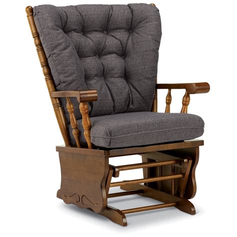 Loon Peak Euclid Wooden Rocker Glider & Reviews | Wayfair