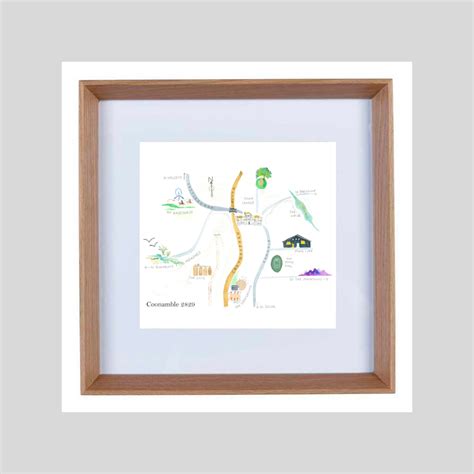 Coonamble Map - limited edition print – www.missvet.com.au