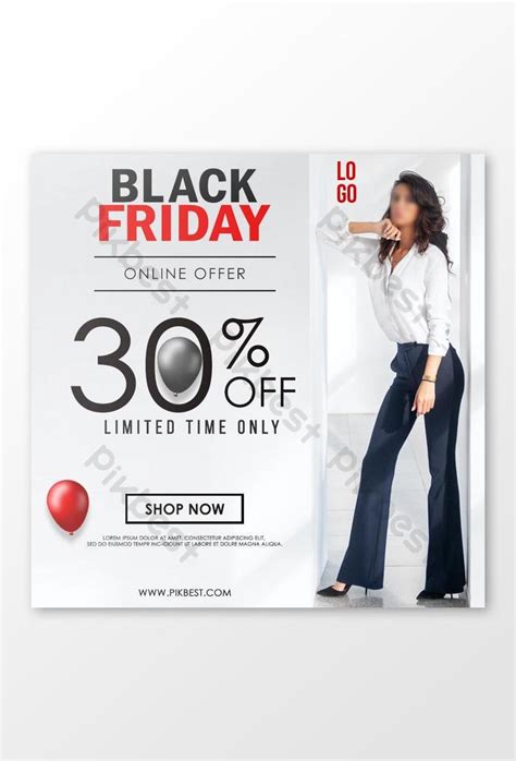 Black Friday Fashion Poster Template | PSD Free Download - Pikbest