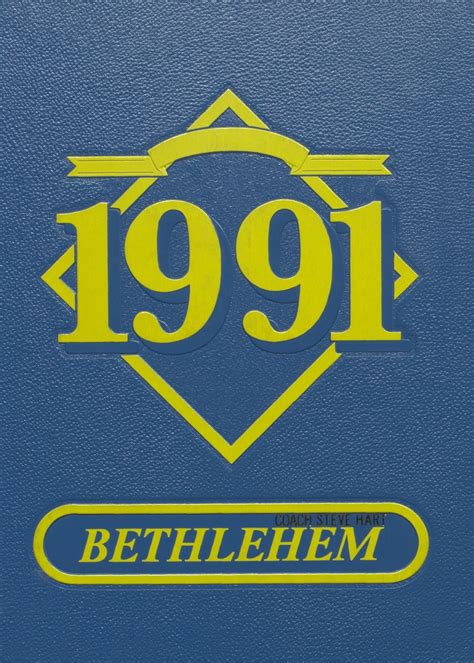 1991 yearbook from Bethlehem High School from Bardstown, Kentucky for sale