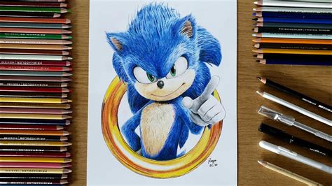 Sonic The Hedgehog Movie Drawing Easy