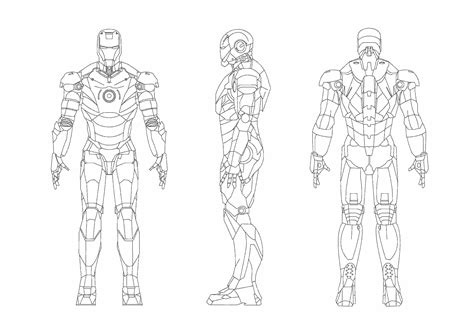 Iron Man Mark 3 Blueprints