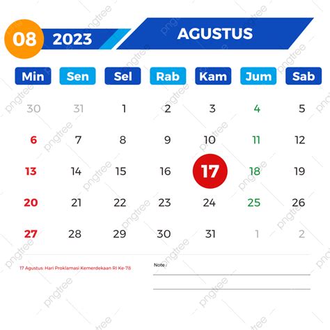 Kalender Agustus 2023 Lengkap Dengan Tanggal Merah, Kalender Agustus 2023, Agustus 2023 ...