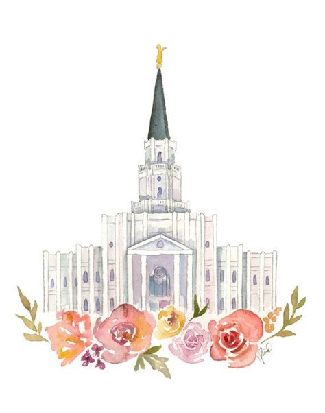 Cedar City Temple Coloring Pages - Dejanato