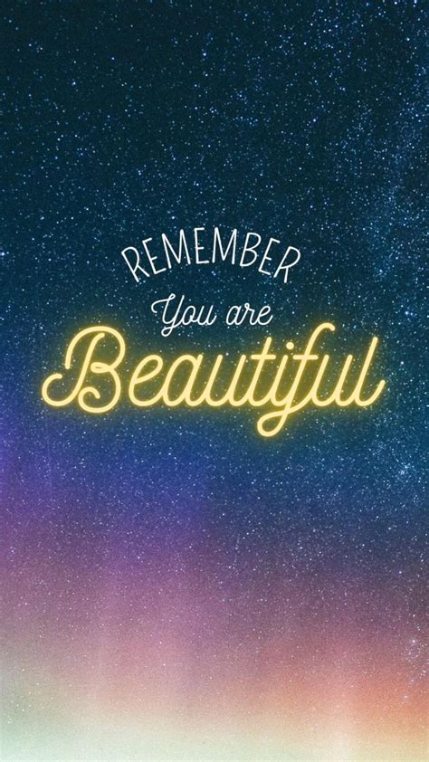 Remember you are beautiful. Follow @enlighightenedtalk for more uplifting content like this.