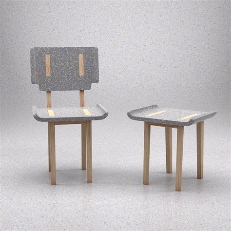 Recycled plastic chair / stool :: Behance