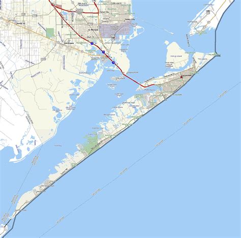 Map Of Texas Galveston - Windy Kakalina