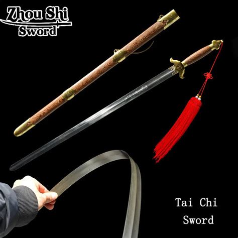 Martial Arts Training chinese Kung Tai Chi Sword Stainless steel blade ...