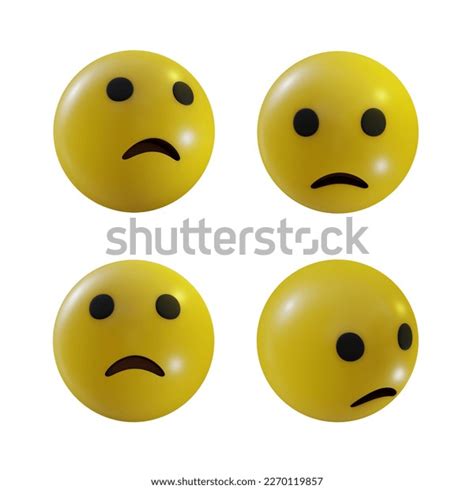 3d Rendering Emoji Slightly Frowning Face Stock Illustration 2270119857 | Shutterstock