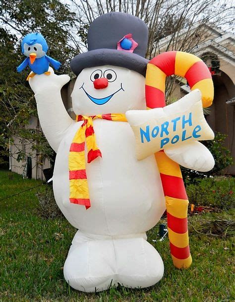 89 Frosty the Snowman Inflatable ideas | christmas light displays ...