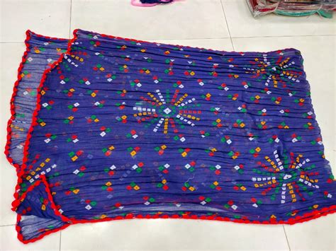 Cotton Bandhani Print Dupatta, बांधनी दुपट्टा - Dileep Rajpurohit, Jaipur | ID: 22304463197