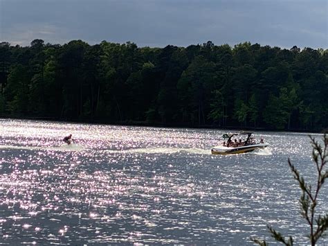 Waterskiing season is open on Falls Lake. : r/raleigh