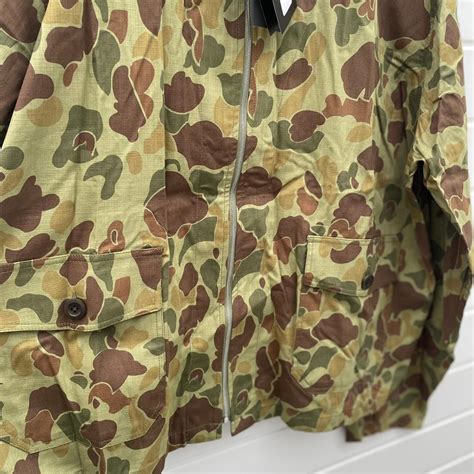 Nigel Cabourn Authentic Flight Jacket Camo 54 RRP... - Depop