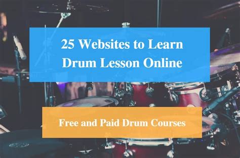 25 Websites to Learn Drum Lesson Online (Free and Paid Drum Courses ...