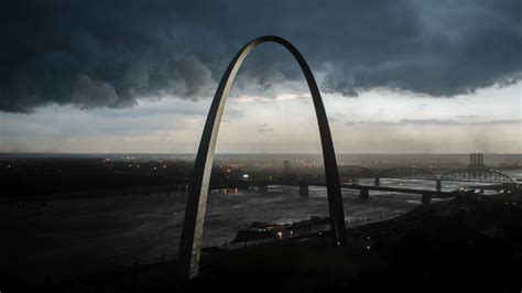 arch, St. Louis, Storm, Clouds Wallpapers HD / Desktop and Mobile Backgrounds