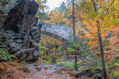 Wissahickon Valley Park Near Devils Pool in Autumn Photograph by Bill Cannon - Pixels