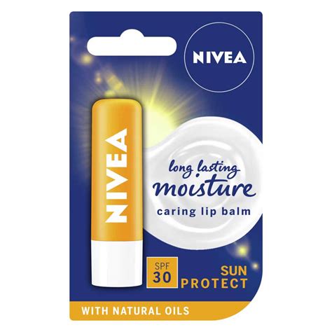 Nivea Sun Protect Lip Balm SPF 30 4.8g | Wilko