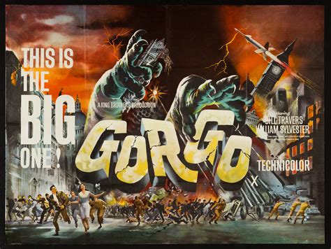 GORGO (1961) Original Vintage Uk Quad Film Poster | Picture Palace ...