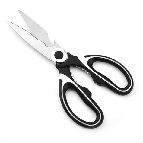 iTECHOR Stainless Steel Kitchen Scissors Multi Function Household Chicken Bone Meat Fish Cutter ...