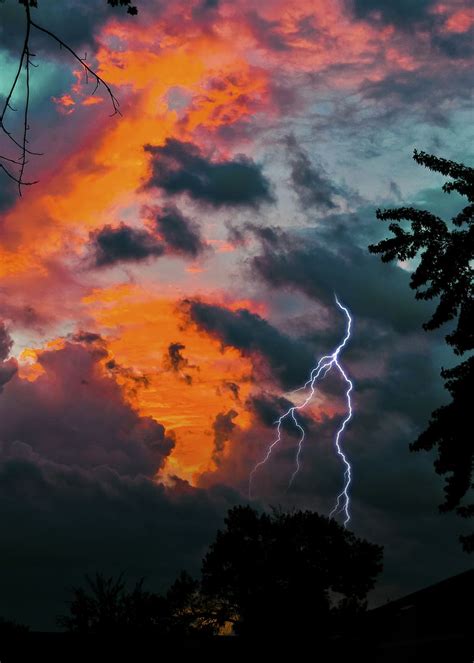 Nature lightning orange 1080P, 2K, 4K, 5K HD wallpapers free download | Wallpaper Flare