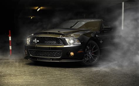 ford, Mustang, Gt500, Super, Snake, Vehicles, Cars, Auto, Smoke, Rubber, Burnout, Wheels, Lights ...