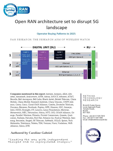 Open Ran | PDF | 4 G | Cloud Computing