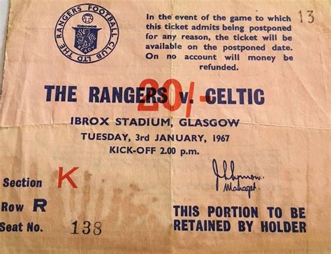 1967-05-06: Rangers 2-2 Celtic, League Division 1 – The Celtic Wiki