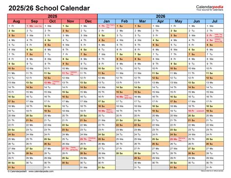 Orange County Public Schools (OCPS) 2025-2026 School Year Calendar: A ...