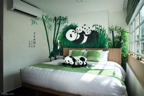 NoobPanda's panda themed hotel room - Imgflip