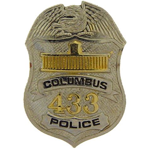 Columbus Police Officer Badge Pin 1" | Michaels