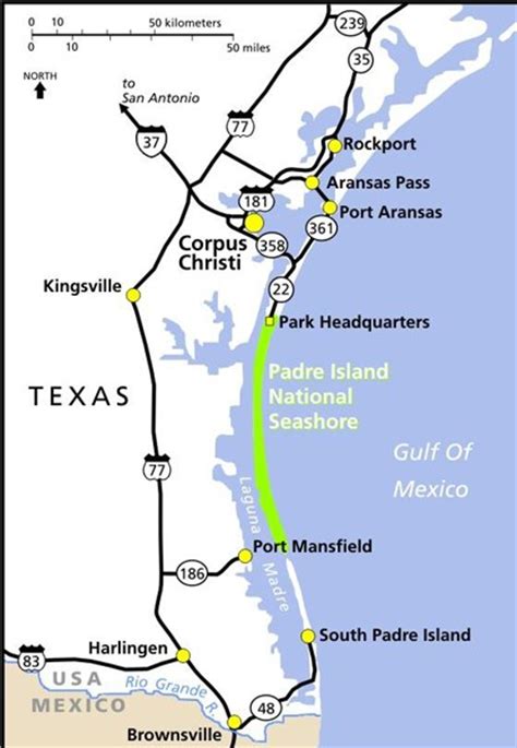 Maps - Padre Island National Seashore (U.S. National Park Service)