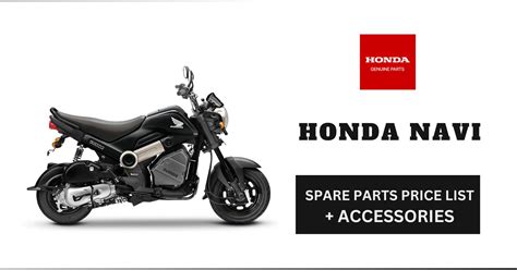 Honda Navi Spare Parts Price List in india!