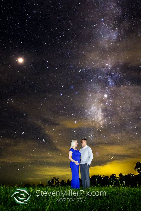 Kissimmee Prairie Night Sky Maternity Photographers Orlando