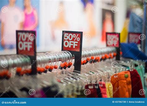 Sale in the retail store stock photo. Image of product - 43706738