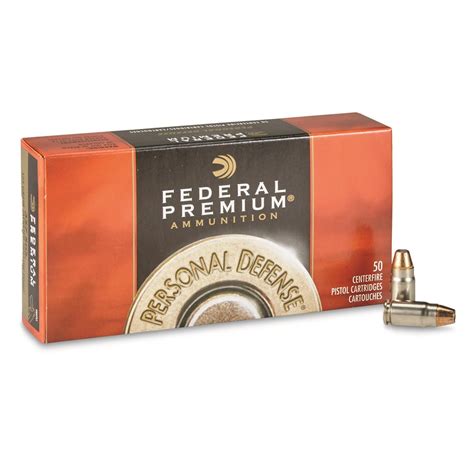 Federal Premium Personal Defense, .357 Sig., JHP, 125 Grain, 50 Rounds - 97394, .357 Sig Ammo at ...