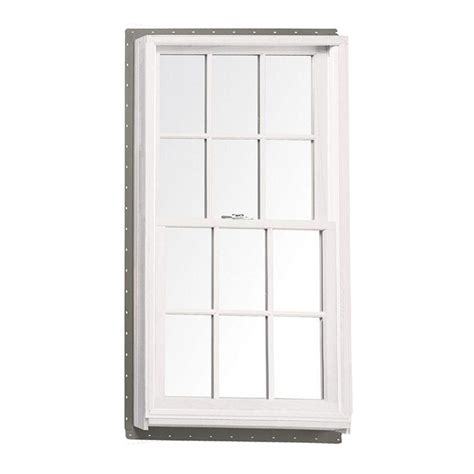 Andersen 37.625 in. x 56.875 in. 400 Series Tilt-Wash Double Hung Wood Window with White ...