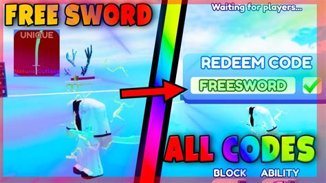 [EXPIRED] NEW CODE GIVES FREE SWORD + SHOWING ALL CODES IN BLADE BALL |[UPD] BLADE BALL | ROBLOX ...