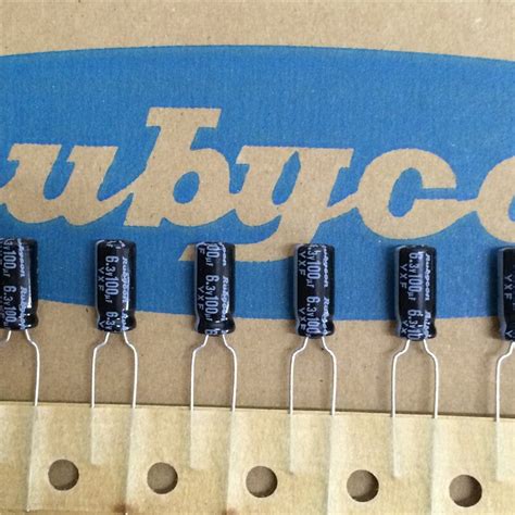 10pcs 100uF 6.3V Rubycon YXF Series 5x11mm Low Impedance Long Life 6 ...