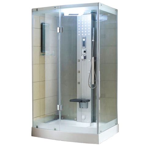 Ariel WS-300 48 in. x 36 in. x 85 in. Steam Shower Enclosure Kit in ...