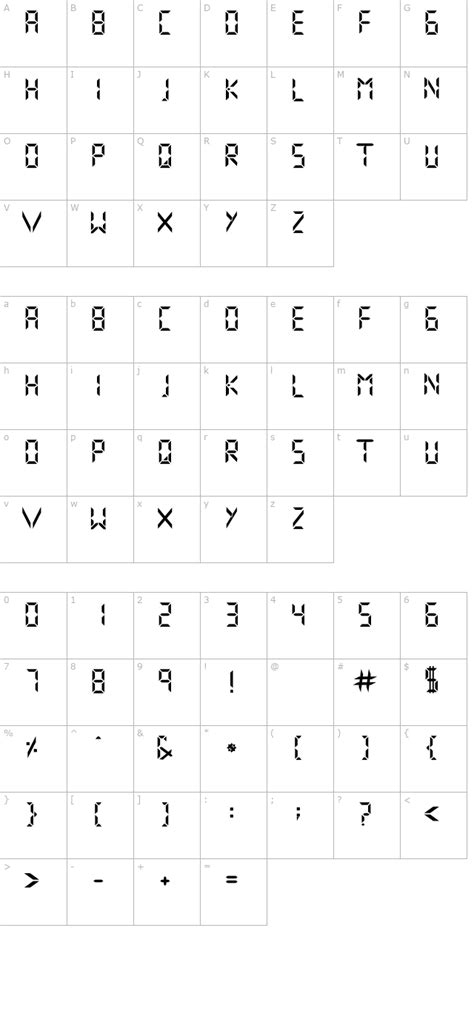 Download Digital Numbers Font - Free Font Download - FontPalace.com