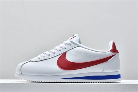 Nike Classic Cortez Leather White/Varsity Red-Varsity Royal - FavSole.com