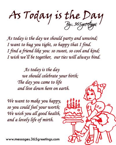 Birthday Poems for Friends - 365greetings.com