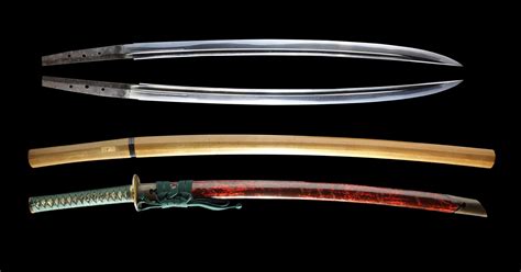 450 years old Antique Katana sword(Nagamaki Noshi) for sale | Samurai Museum Shop